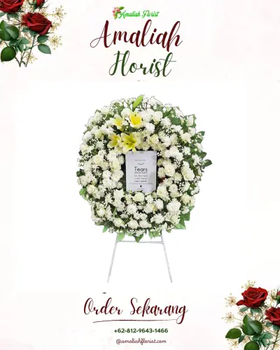 Krans Bunga Duka Cita sinar jaya